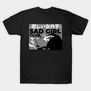 Anime Sad Girl Club T-Shirt